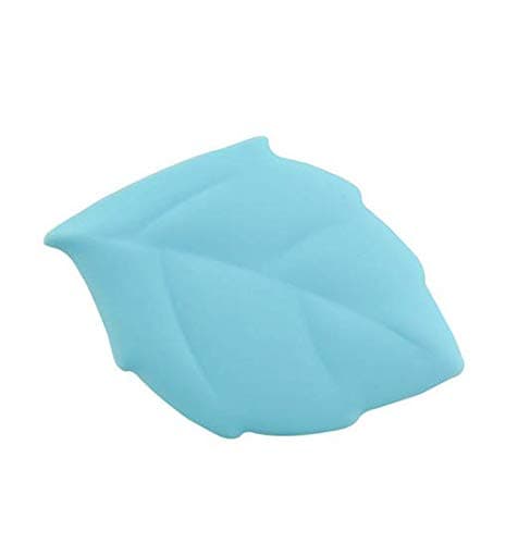 PANGUN Cf-Dw02 Silicone Leaf Shape Water Cup Folding Mini Camping Hiking Travel Pocket Drinking Cup-Blue