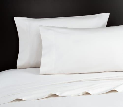 Royale Home 200 Thread Count Cotton Rich Sheet Set, Twin X-Long, White