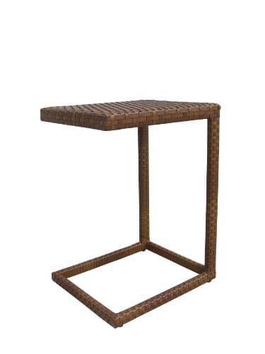Panama Jack St Barths End Table, Viro Fiber Brown Pine Finish