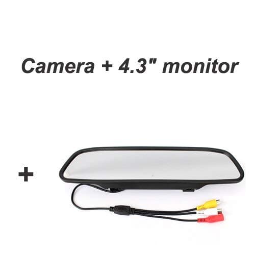 HANO For Prado 150 2010-2013 Car CCD Reverse Backup Parking Waterproof monitor Rear View Camera : camera and monitor 1