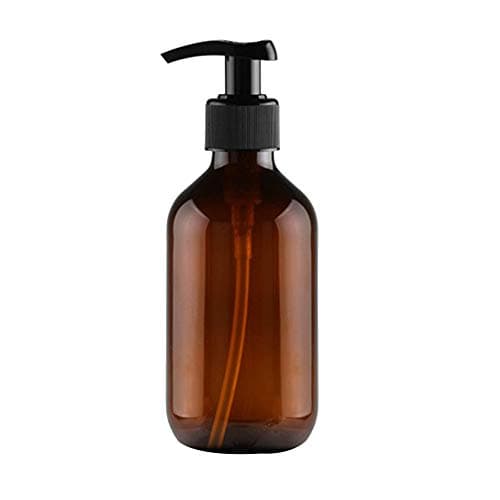Namgiy Clear Empty Bottle Dispenser Lotion Bottle Soap Liquid Shampoo Container Refillable Gel Shower Plastic 300ML