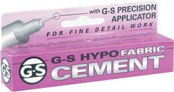 G-S Hypo Fabric Cement-1/3 Fluid Ounce