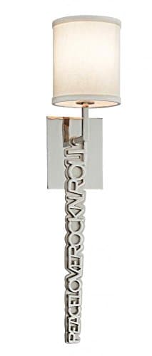 Corbett Lighting 151-11 Alter Ego 1 Light Wall Sconce in Satin Nickel