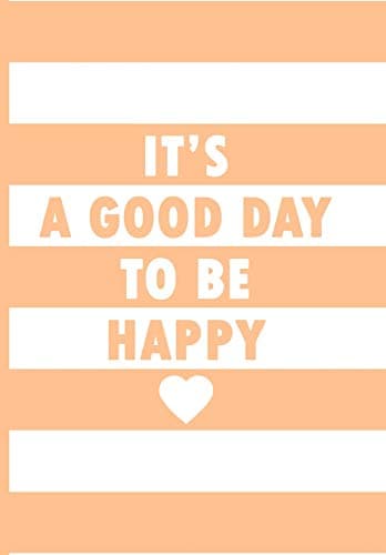 2018 Planner Weekly Monthly, Calendar Schedule Organizer: Planner Notebook with Inspirational Quotes on Each Weekly Spread, Diary 2018 for Women, Apricot Stripes