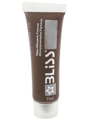 BLISS Permanent Makeup Ink -MEDIUM BROWN-7ML Tube BI07