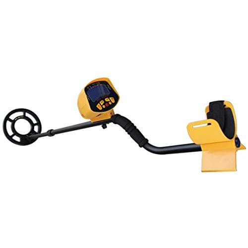 Funnyrunstore Deep Underground Metal Detector High Sensitivity LCD Screen Hunter Finder(Color:Yellow)