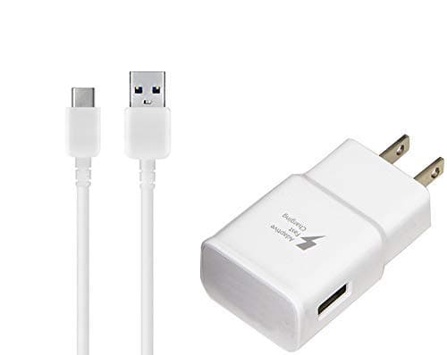 ACCE OEM Adaptive Fast Charger for Huawei Mate 30 Pro 5G 15W with Certified USB Type-C Data and Charging Cable. (White 3.3FT 1M Cable)