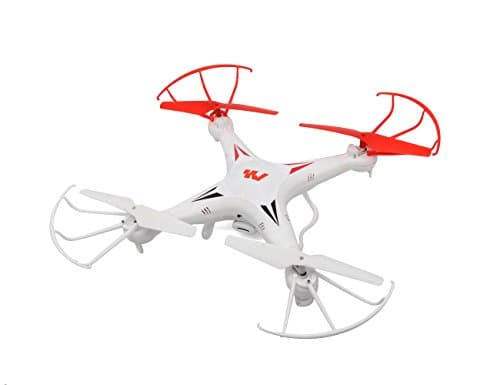 Zerospace Keliwow Camera Drone 2.4GHz 6 Axis Gyro RC Quadcopter 4 Channel Remote Control Helicopter with Camera for Beginner - White