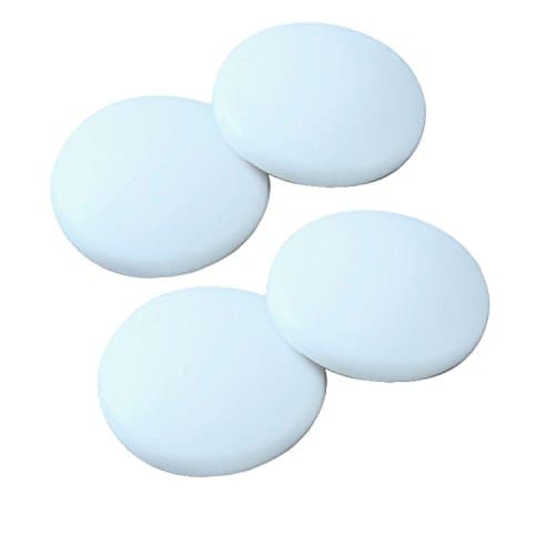 Chansea Wall Protector Plate Door Knob Handle Stopper Self Adhesive Round Furniture Bumpers Guard (4 Pack)
