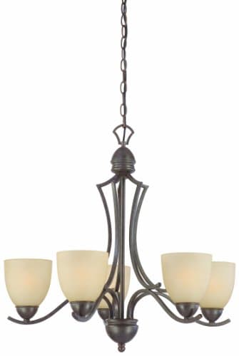 Thomas Lighting Sl808222 Triton Collection 5 Light Chandelier Sable Bronze