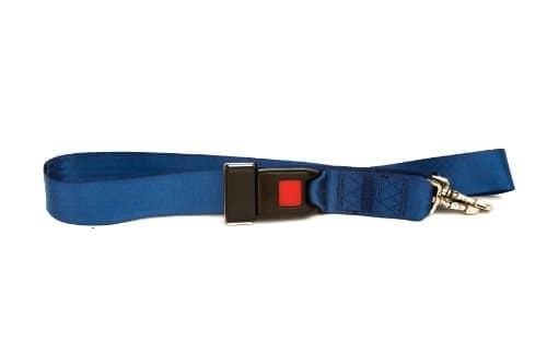2 Piece Spineboard Strap Strong Nylon Webbing Metal Buckle & Ends Royal Blue
