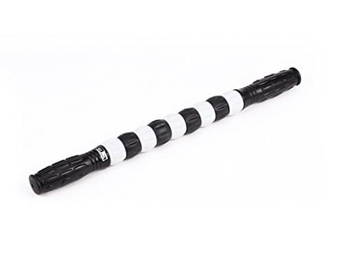 Muscle Roller Stick , Timability 18" Massage Roller for Athlete - Premium Rubber Grips, Fast Muscle Relief from Sore, Tight Leg Muscles and Cramping