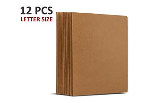 Recycled Paper Folder With 2 Pocket For A4 Letter Size (Pack of 12)