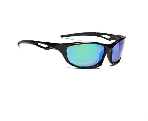 Polarized Sports Sunglasses, Full PC Frame, UV Protective, Stylish, Lightweight, for Men and Women
