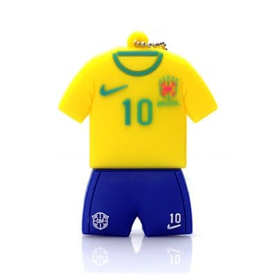 16GB USB 2.0 Soccer Jersey Model Brazil