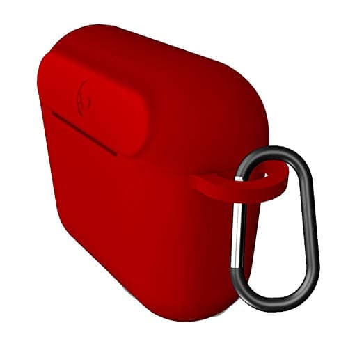 Lancei Portable Silicone Case Compatible for Soundcore Anker Liberty Air, Protective Shock Proof Silicone Case Cover with Hook Compatible for Anker Soundcord Liberty Air