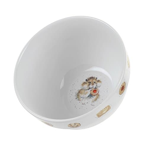 Wrendale Pudding Bowl (Hamster), Bone China Multi Coloured, 17 x 17 x 10.5 cm