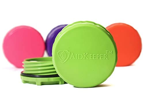 AidKeeper Hearing Device Protection Case - Crush & Water Resistant Hard Case for Storage and Protection of Hearing Aids, Spare Batteries, and Other Hearing Devices (Dark Blue)