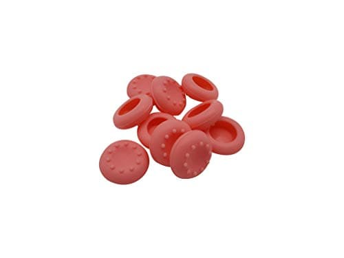 10 x Pink Silicone Thumb Grips for Xbox One, PS4 Controllers, Nintendo Switch (Not Joy-Con, Only Pro Controller) and More
