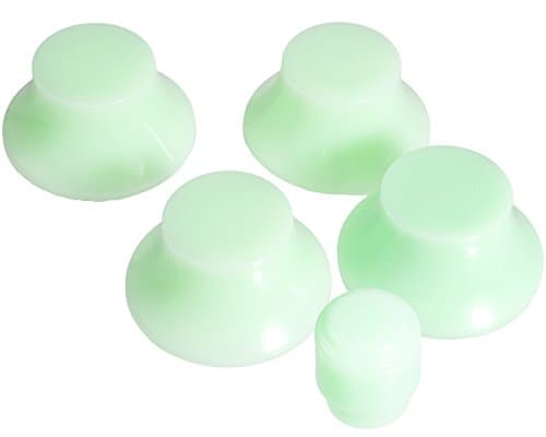 Haramis Musical Hardware Bell Knob & Switch Tip Set for Gibson Les Paul, SG, Etc, Sea Foam Green
