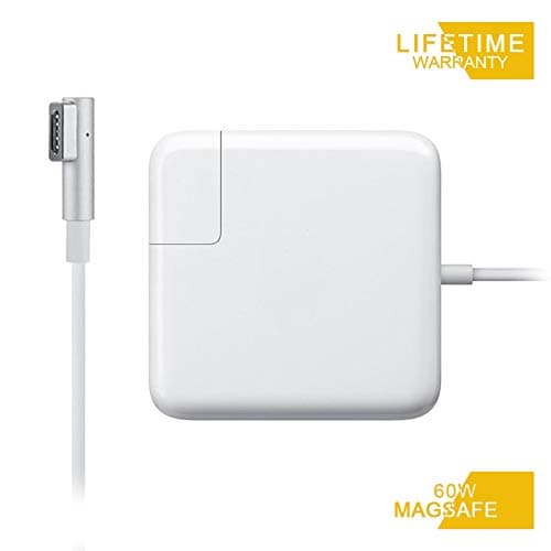 MacBook Pro Charger, Replacement 60W Magsafe 1 L-Tip Power Adapter Charger for Mac Book Pro 13-inch-Before Mid 2012