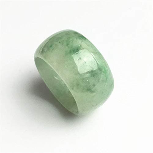 yayoushen Ring, natural emerald glossy fluttering jade ring jade man ring emerald Hand Decoration