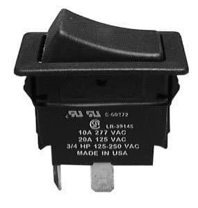 Philmore Heavy Duty Rocker Switch, SPST, On-Off : 30-600