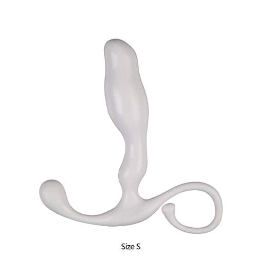 DayOn Top Grade vabritaors erothck Prostate Messager White Plastic Sturdy anial Male anial Stimulator Masturda But Toys for Men Size L,Sizes