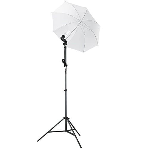 StudioFX (1) 84" Photo Light Stand Snow-White Umbrella Light/Includes 45W 5500K Bulb HDK1