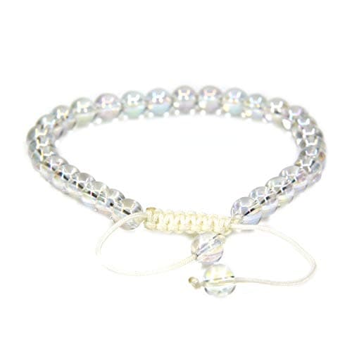 Handmade Gemstone 6mm Round Beads Adjustable Braided Macrame Tassels Chakra Reiki Bracelets 7-9 inch Unisex