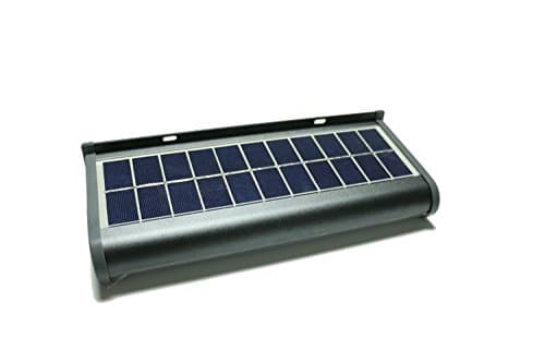 eLEDing Solar Powered Lights 24 LED Wall Light Outdoor Weatherproof Wireless Billboard Advertisement Sign Security Light for Patio Back Door Building Bus Stop