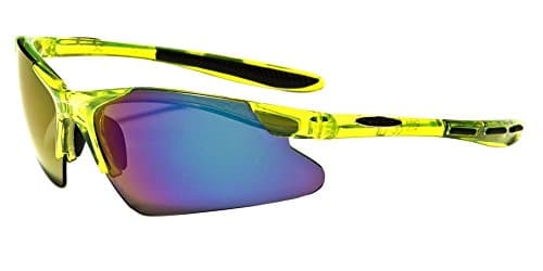 AimTrend X-Loop Semi-Rimless Men's Sunglasses - Yellow