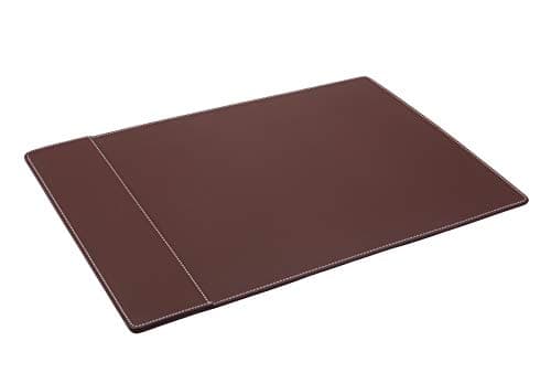 Nora Genuine Leather Deskpad (Size: Small) (Brown)