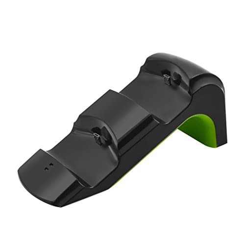 AZFUNN Dual USB Charging Docking Station Stand, Storage Base Stand for PS4 Gaming Controller