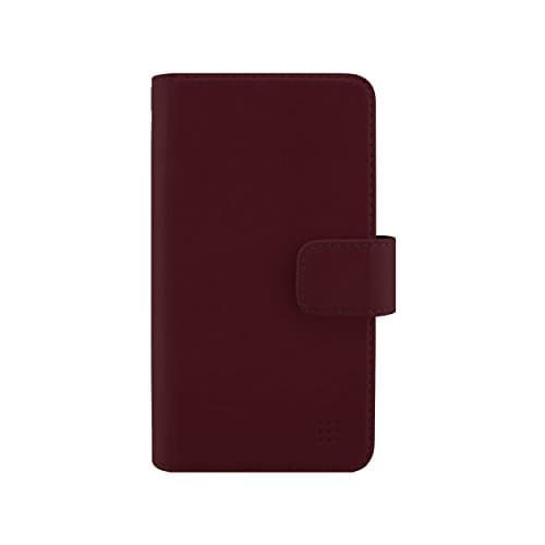 CLEARFIT iPhone 6/6s double wallet diary leather case Wine Red