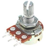 Potentiometer - 500K, 1/2 Watt, Linear Response, PCB or Panel Mount - 4 Pieces