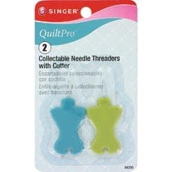 Bulk Buy: Singer Sewing (3-Pack) QuiltPro Collectable Needle Threaders W/Cutter 2/Pkg 04330