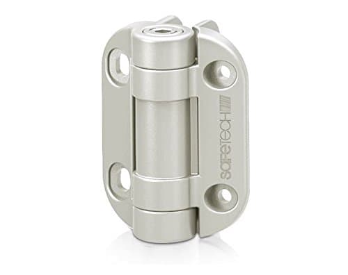 Safetech TopKlik Self Closing Gate Hinge- with legs (SHG-90L) - White