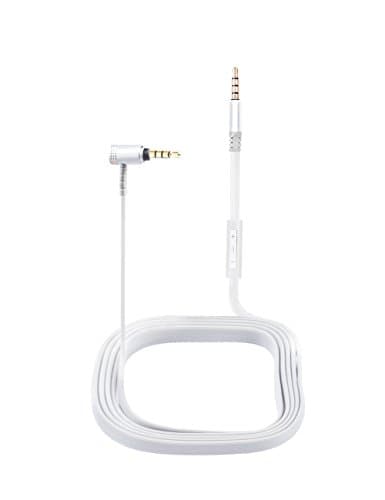 Souney 3.5mm AUX Replacement Headphone/Headset Audio Cable with Microphone for Beats Headset, Apple, Android (Grey 1.1 Meters)