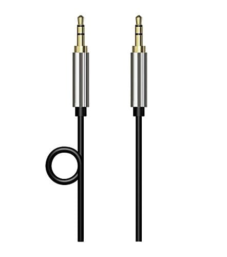 Aux Cable, Aux Cable Auxiliary Audio Cable for Car/Home Stereo, Headphones, iPhone/iPod/iPad/Echo Dot/Sony/Beats and More, Copper Shell, Hi-Fi Sound