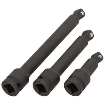 Pittsburgh 3 Piece 1/2" Drive Impact Wobble Socket Extension Set
