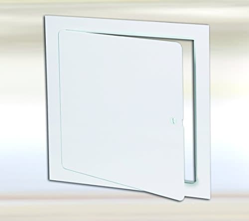 16" X 16" Access Door, white, System B4 Sheet Metal Screwdriver operated latch