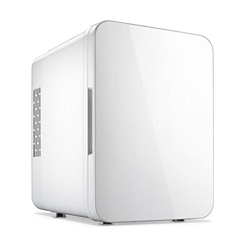 JCOCO 4L Silent Mini Fridge Cooler and Warmer (Color : White)