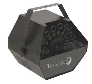 Thrilled4You Professional Thrilled Bubble Machine Automatic Bubbles Maker for Instant Amazing Fun, Ideal for Kids Entertainment, Birthday and Wedding Parties, Portable, Lightweight with 16 Wands