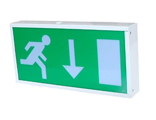 (LED308SM) LED Single Side Maintained Emergency Exit Box. LIFETIME GUARANTEE OFFERED* Free delivery! Suitable for Use Outdoor, Bathrooms, Kitchens & Corridors. Perfect for Landlords, HMO Owners, B&B's, Hotels, Pubs, Restaurants, Offices, Schools......... Easy to Install, Quality Product From Landlord Direct Supplies.