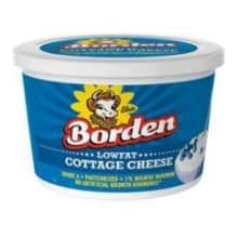 Borden Low Fat Cottage Cheese, 16 Fluid Ounce -- 6 per case.