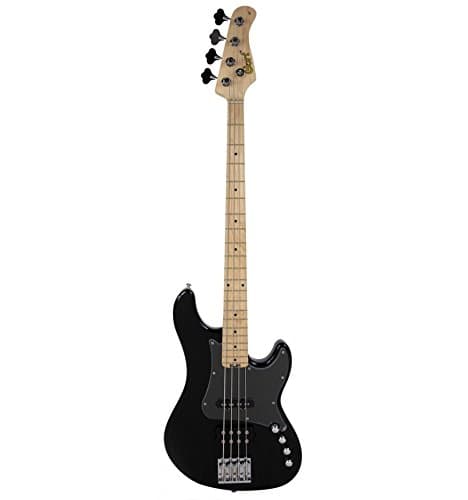 Cort B-001-1614-0 Electric Bass Solid Body 4 Strings Transparent Black