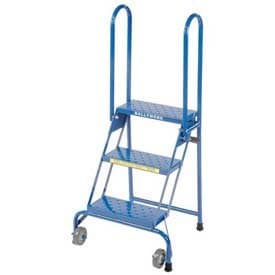 Ballymore 3 Step 7" Deep Top Step Lock-N-Stock Folding Aluminum Ladder