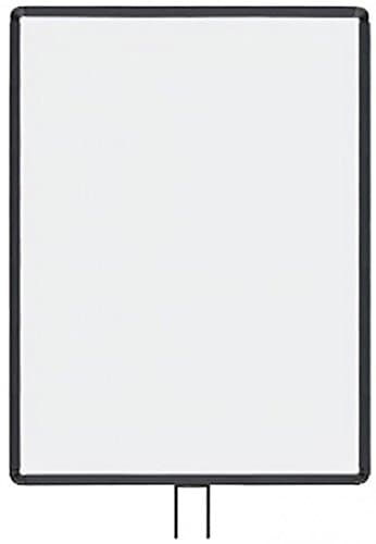 22 X 28 Steel Sign Frame, Fits Lavi Crowd Control Beltrac Stanchions (Sold Separately), Black Matte Finish, Clearance Sale (Sales Are Final)