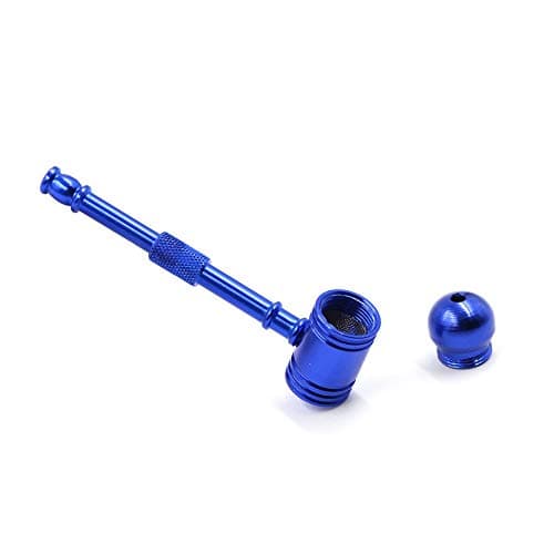 ASNTA Hammer-Shaped Detachable Portable Mini Creative Pipe, is The Best Gift for Friends and Fathers … (Blue)
